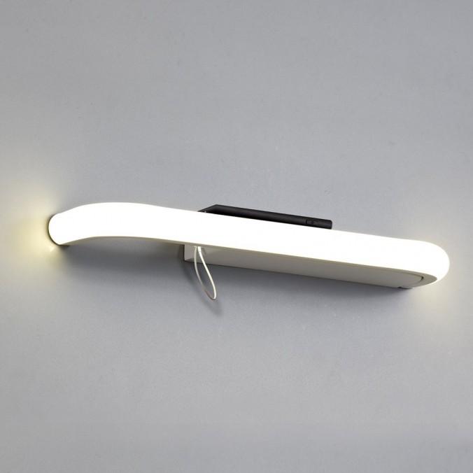 Lámpara aplique de pared LED 4000K con repisa y USB