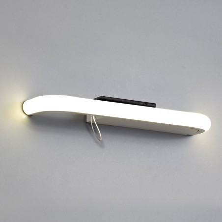 Lámpara aplique de pared LED 4000K con repisa y USB