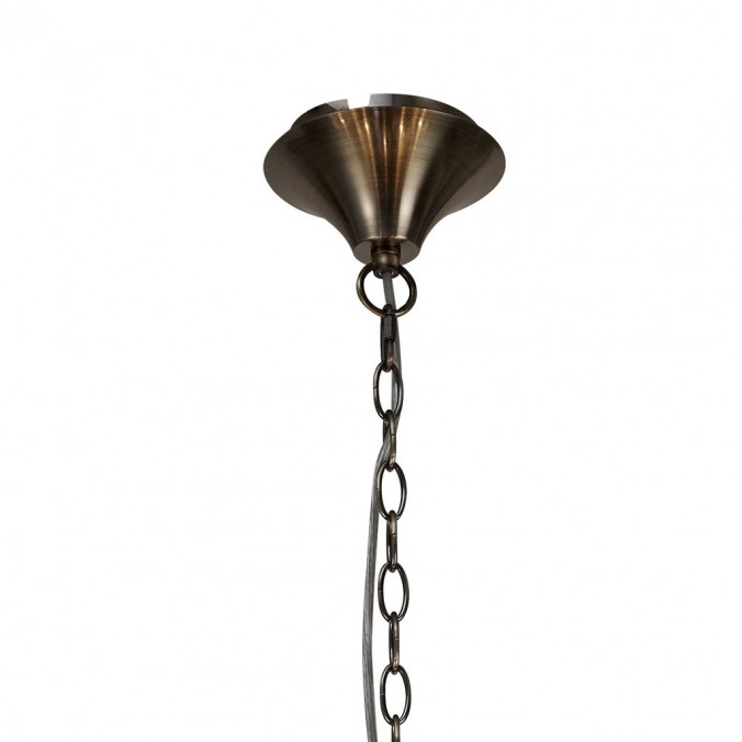 Lámpara de techo estilo clásico dorado 12 luces