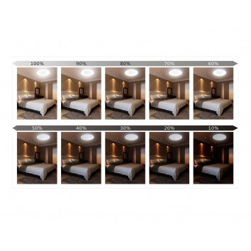 Plafon techo LED 60W ZERO regulable 2