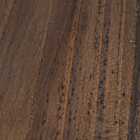 Aparador 3 cajones y 4 puertas en madera mindi blanco 180x45x90h