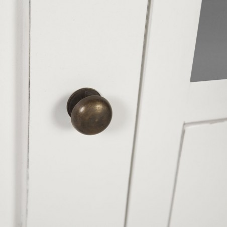 Mueble TV  2 cajones y 2 puertas madera mindi 150x40x50h