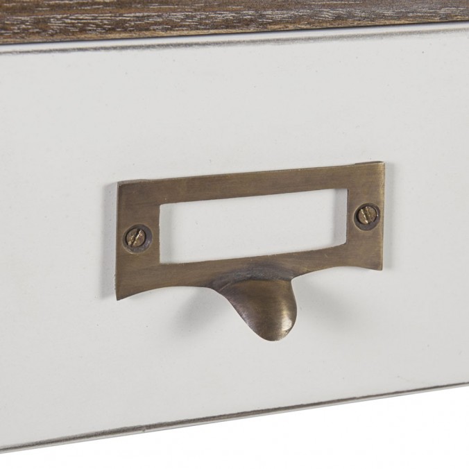 Escritorio de altura regulable madera mindi  150x70x78h