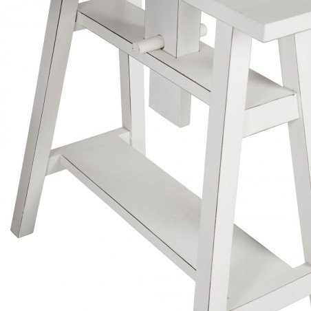 Escritorio de altura regulable madera mindi  150x70x78h