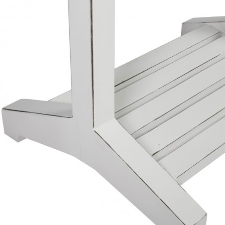 Galán con 2 cajones de madera mindi 45x35x120h