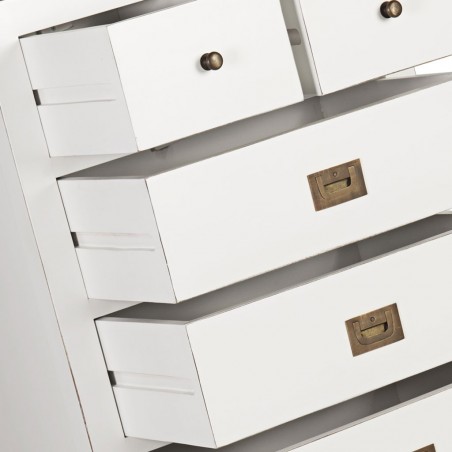 SInfonier 6 cajones fabricado en madera mindi 60x45x110h