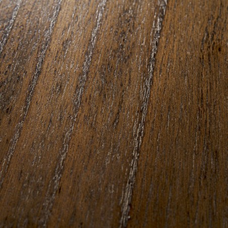 Mesita 2 cajones fabricada en madera mindi 45x40x55h