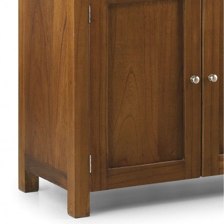 Vitrina de estilo colonial madera mindi 85x40x190h