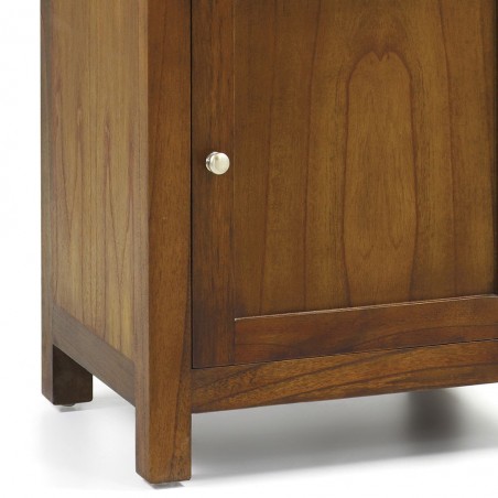 Vitrina de estilo colonial madera mindi 50x40x190h