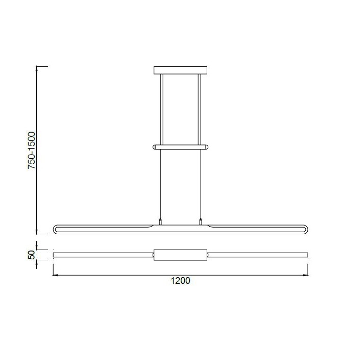 Lámpara techo led nur 