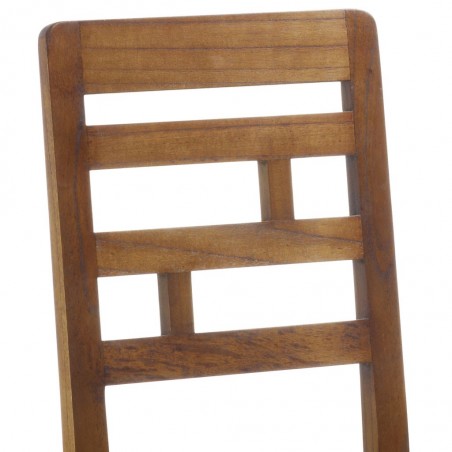 Silla estilo colonial madera maciza de mindi 45x46x98h