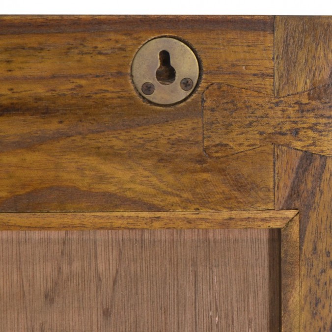 Espejo de pared madera mindi natural 80x150h Espejo de pared madera mindi natural 80x150h