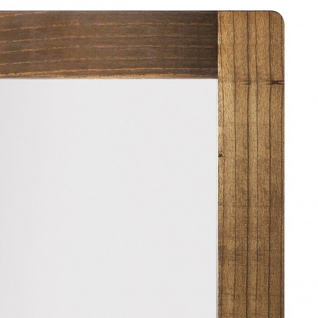 Espejo de pared madera de mindi natural 80x100h
