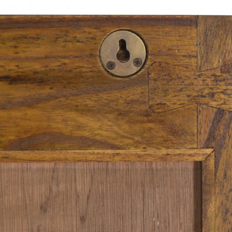 Espejo de pared madera de mindi natural 80x100h