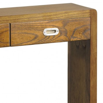 Consola 2 cajones estilo colonial mindi 110x27x76h 2