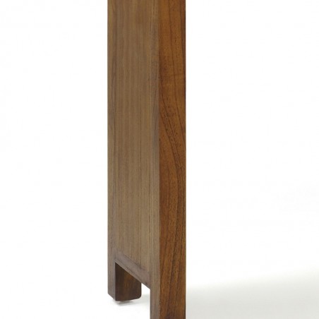 Consola 2 cajones estilo colonial mindi 110x27x76h