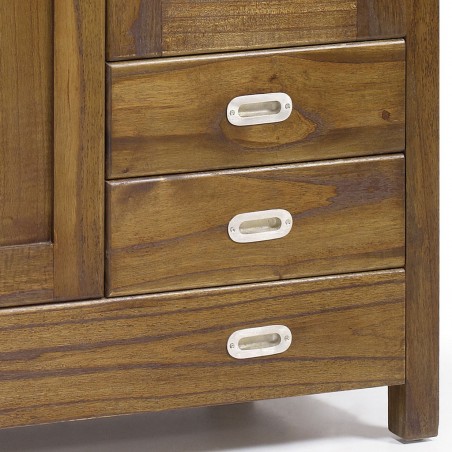 Armario estilo colonial madera mindi 105x55x200h