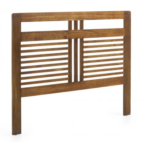Cabezal de madera de mindi natural oscuro 165x135h