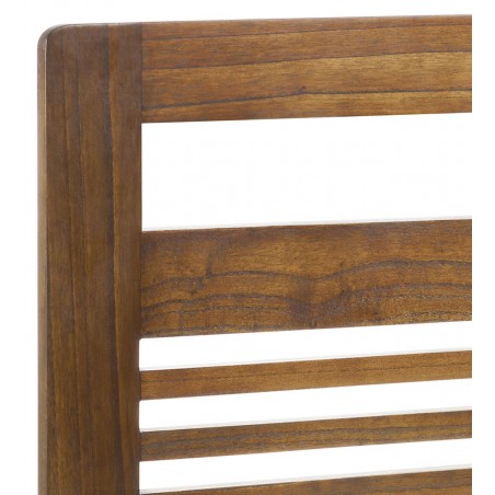 Cabezal de madera de mindi natural oscuro 165x135h