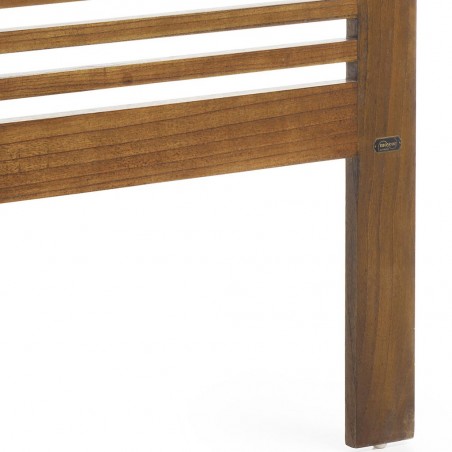 Cabezal de madera de mindi natural oscuro 165x135h