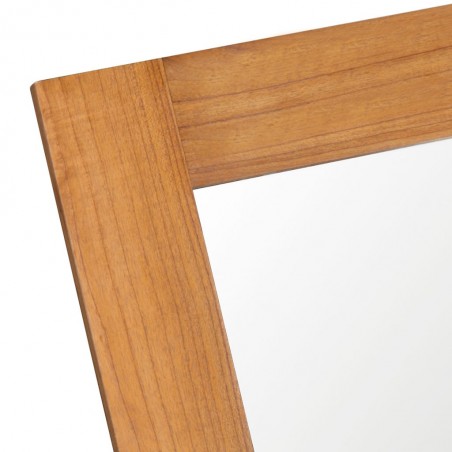 Espejo de pared madera mindi natural claro 80x100h
