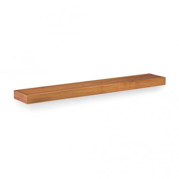 Estantería de pared madera mindi natural claro 120x20x6cm