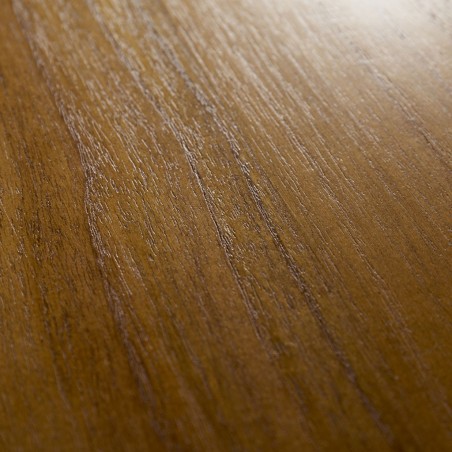 Mesa de centro hierro y  madera de mindi 120x60x40h