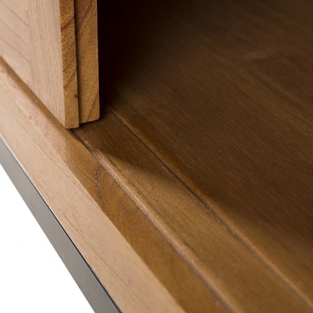 Aparador madera de mindi natural claro 180x45x90h