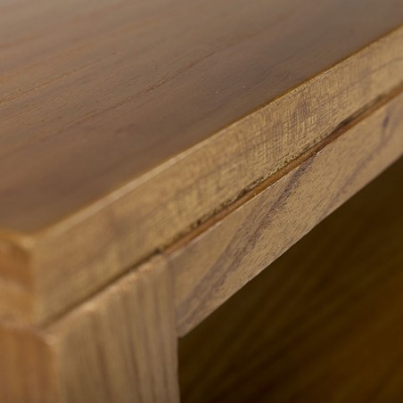 Mueble TV madera de mindi natural claro 150x40x45h