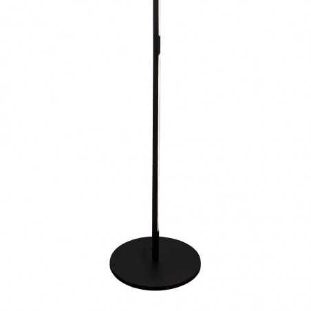 Lámpara de pie Torch negro LED 25W