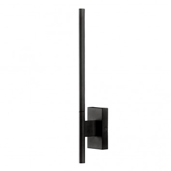 Lámpara aplique Torch negro LED 6W