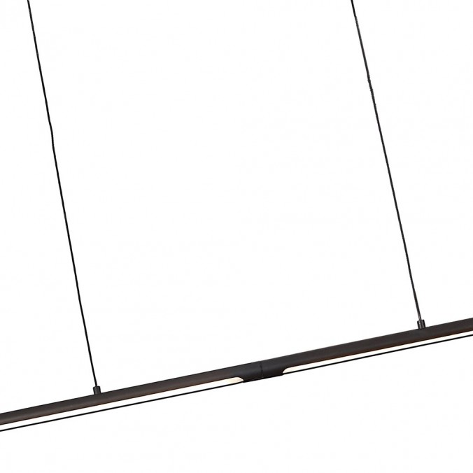 Lámpara de techo suspensión Torch negro LED 22W