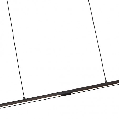 Lámpara de techo suspensión Torch negro LED 22W