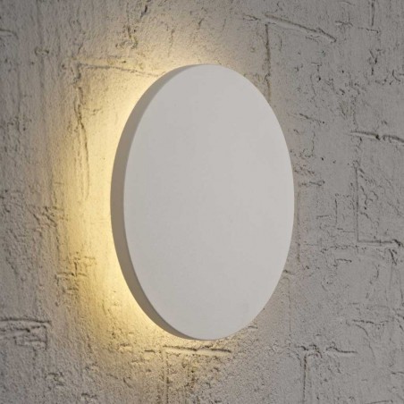 Aplique de pared o techo LED redondo 27cm blanco