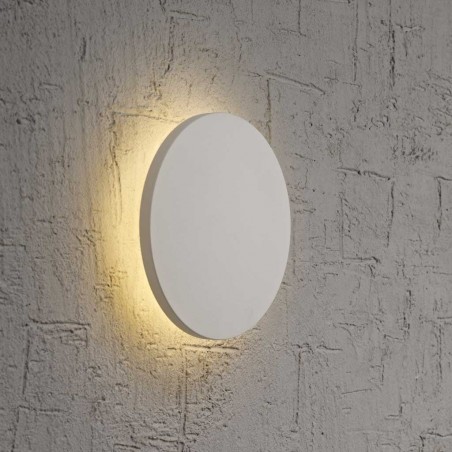 Aplique de pared o techo LED redondo 13cm blanco