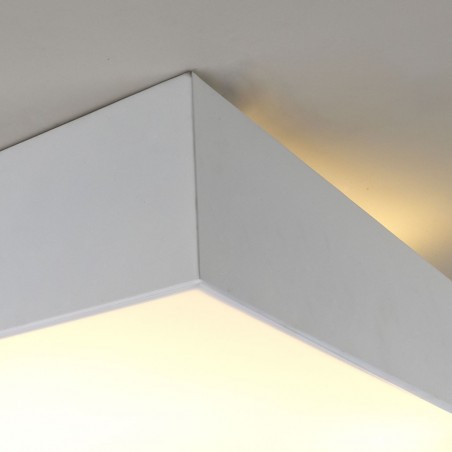 Plafón de techo asimétrico cuadrado 60cm