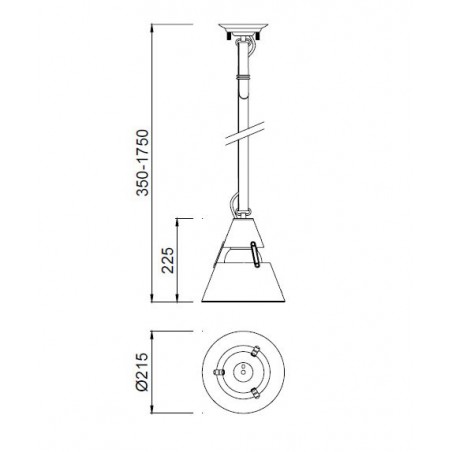 Lámpara techo PAOLA 6 luces