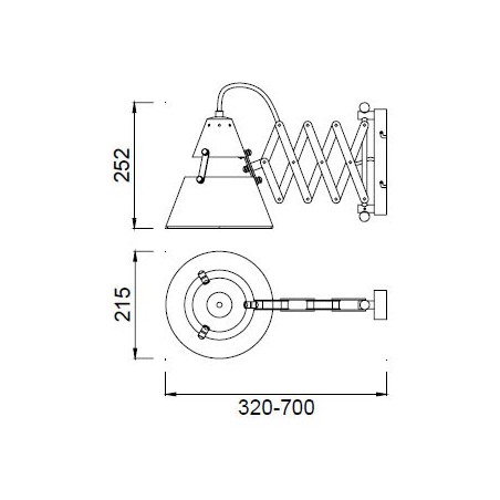 Lámpara techo PAOLA 6 luces