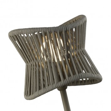 Lámpara de pie exterior 178cm serie Polinesia 2