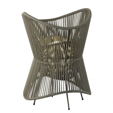 Lámpara de pie exterior 76cm serie Polinesia