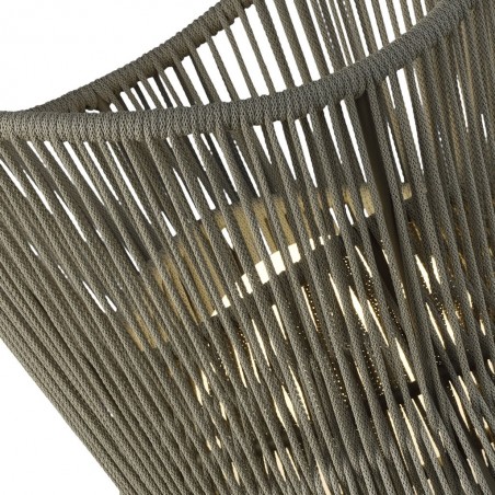 Lámpara de pie exterior 76cm serie Polinesia