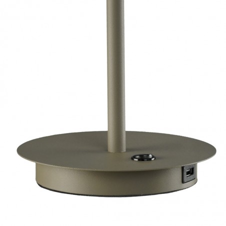 Lámpara de mesa serie Polinesia conexion USB