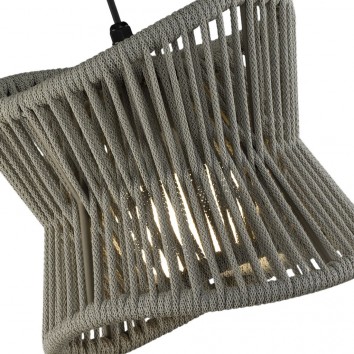 Lámpara de techo 30cm serie Polinesia IP44 2