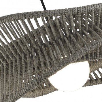 Lámpara de techo 60cm serie Polinesia IP44 2