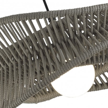 Lámpara de techo 60cm serie Polinesia IP44