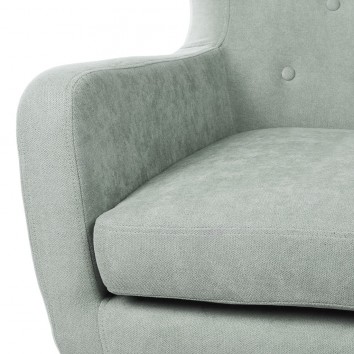 Sillón orejeras estilo vintage color menta 75x83x103h 2