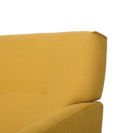 Sillón diseño Mid-Century color mostaza  71x76x88h