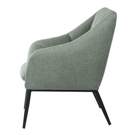 Sillón diseño contemporaneo tono menta 68x70x80h