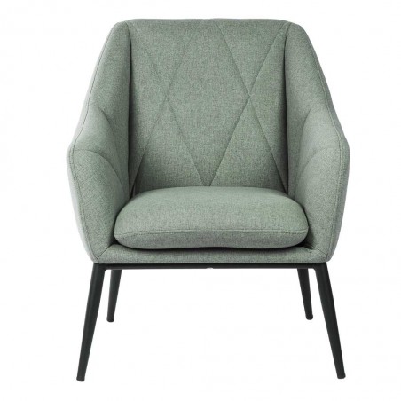 Sillón diseño contemporaneo tono menta 68x70x80h