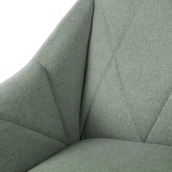Sillón diseño contemporaneo tono menta 68x70x80h 2